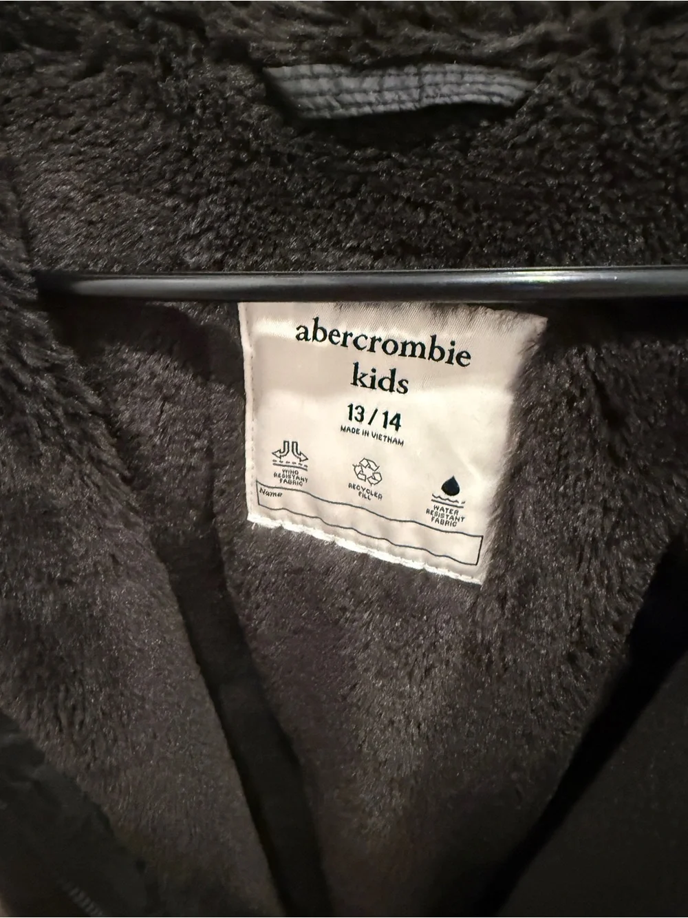abercrombie kids cozy black